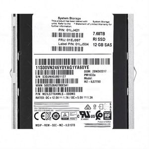 ไดรฟ์โซลิดสเตทแบบ SAS ขนาด 2.5 นิ้ว รุ่น Original Quality 01LJ399 ความจุ 7.68TB พร้อมถาดสำหรับเซิร์ฟเวอร์ - Product Image 3