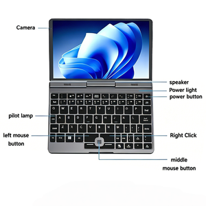 8 Inch N95 Mini <b>Laptop</b> DDR5 12GB 128GB/256GB/512GB <b>SSD</b> Touch Screen 360° Rotatable WiFi 6 Portable Notebook Game <b>laptop</b> - Product Image 2