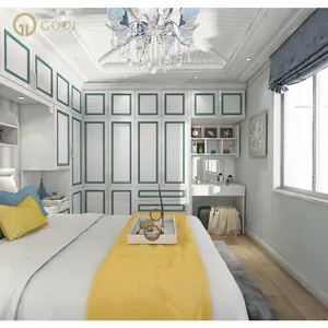 戈迪摇摆铰链门木制设计澳大利亚标准壁橱酒店卧室衣柜
