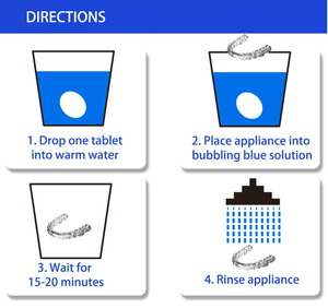 OEM 리테이너 틀니 청소 태블릿 악취 제거 - Product Image 4