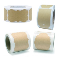 3*5cm oder 5*3cm kraft papier individuelle aufkleber für hochzeit, geschenk, umschlag, tasche gestanzte aufkleber danke aufkleber