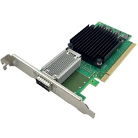 Tarjeta de Red con Chip X-5, Interfaz PCIe 3.0 X16, QSFP28, Puerto Único, 100GbE, Piezas de Computadora MCX555A-ECAT