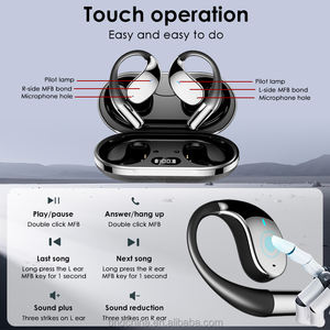 AI dil çeviri kulakiçi iş seyahat öğrenme için kablosuz Bluetooth çevirmen kulaklık çeviri sporcu kulaklığı - Product Image 5