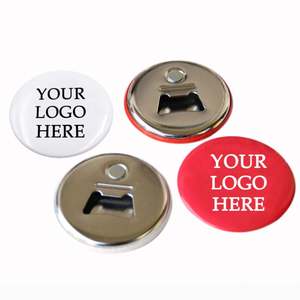 Abridor de Botellas Magnético Personalizado Estilo Boho, Recolector de Tapas, Botón de 58 mm con Imán - Product Image 4