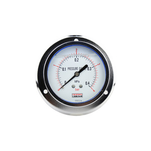 YN-75ZT เกจวัดแรงดันไฮดรอลิกแบบแกน 100 มม. 0-100 บาร์ G3/8 เกจวัดแรงดันสแตนเลสทนแรงกระแทก - Product Image 2