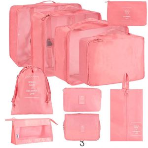Sản phẩm nhà sản xuất 10 Bộ vali Organizer túi nén đóng gói Cubes du lịch phụ kiện mở rộng đóng gói tổ chức - Product Image 2