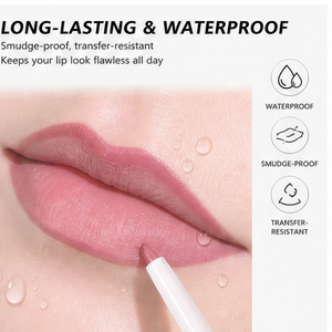 Lápiz Delineador de Labios Mineral 2 en 1 con Pincel, Larga Duración, Resistente al Agua, Maquillaje para Fiestas, Logotipo Personalizado - Product Image 2
