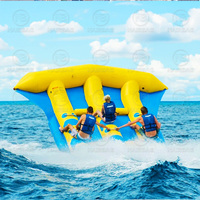 Vente en gros de bateaux gonflables remorquables Flyfish Sports nautiques bateau banane gonflable tube remorquable pour jeux d'eau