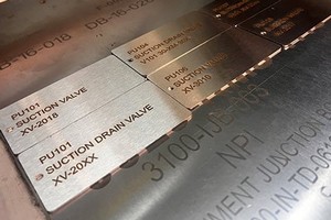 Tùy Chỉnh Kim Loại Nhãn Nối Tiếp Số Bộ Phận Công Cụ Kim Loại Dấu Hiệu Tấm Cho Ống Van Nhận Dạng Biển Nơi - Product Image 4