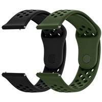 Bracelet de montre en silicone de 22 mm pour montre connectée / montre universelle