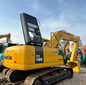 En stock Offre Spéciale d'excavatrice Komatsu Pc160 d'occasion bon marché, moteur d'origine, excavatrice moyenne de 16 tonnes d'occasion EPA - Product Image 1