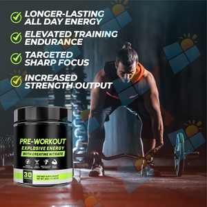 SUNI OEM/ODM Pré-entraînement en poudre, complément alimentaire, marque privée, en vrac, pur et naturel, pour la croissance musculaire des adultes - Product Image 6