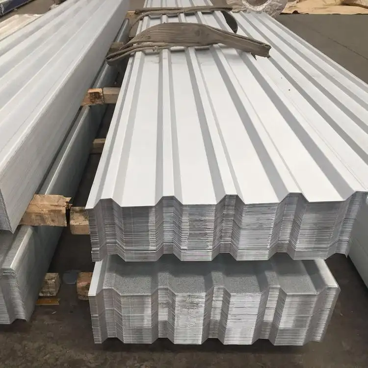 Large stock of corrugated steel plate color steel tile metal roof plate 4x8 galvanized corrugated metal plate