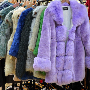 Marchio Gracer cappotto invernale di seconda mano per le donne adulti utilizzato in lana artificiale vestiti invernali per le donne - Product Image 2