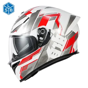 2024 New Funny High Quality Abs Thermoplastic Modular Full Face Outdoor Riding Bike Motorcycle Helmet