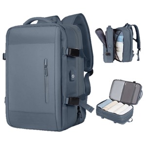 Laptop <b>Backpack</b> Large Capacity Softback Minimalist Design <b>With</b> Laptop <b>Compartment</b> Unisex Travel Business Use - Product Image 1