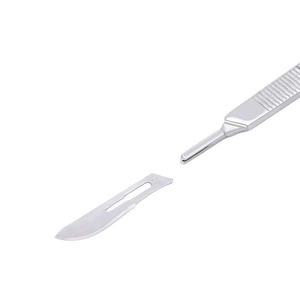 Mango de Bisturí de Acero Inoxidable Reutilizable y Esterilizado Profesional para Cirugía # 3 # 4 # Porta Cuchillas de 7 Plazas para Dentistas - Product Image 2