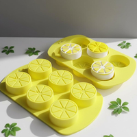 Moules en silicone 3D en forme de citron pour fondant, chocolat, bonbons, biscuits, sucre, pâtisserie et glaçons