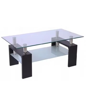Tavolino da Caffè <span class=keywords><strong>in</strong></span> <span class=keywords><strong>Vetro</strong></span> Temperato Minimalista Cinese a Prezzo Economico di Fabbrica per Arredamento Casa all'Ingrosso - Product Image 1