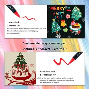 Marqueurs de croquis <span class=keywords><strong>Manga</strong></span> 120 couleurs avec stylo à double pinceau à base d'eau pour fournitures scolaires ensemble de <span class=keywords><strong>dessin</strong></span> à pointe fine - Product Image 3