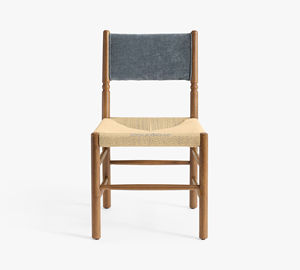 Sedia da Pranzo Classica Europea Contemporanea in Legno e Corda Intrecciata per Casa e <span class=keywords><strong>Cucina</strong></span> - Product Image 2