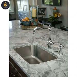 Yeni kesim kristal mermer levha gri mermer gri renk mermer ufuk gri - Product Image 4