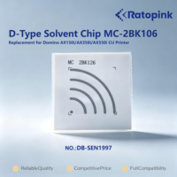 Ratopink DB-SEN1997 D-Type Solvent Chip MC-2BK106, Remplacement pour imprimante CIJ Domino AX150i/AX350i/AX550i