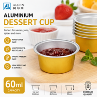 ALCHN Nid d'oiseau mijoté prêt à consommer dans un gobelet rectangulaire en PET avec couvercle en aluminium, récipient en aluminium de qualité alimentaire, compatible four
