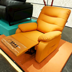 आधुनिक एकल पावर रिक्लियर सोफा गर्म बिक्री चमड़े की इलेक्ट्रिक मैनुअल कुर्सी विस्तार के साथ - Product Image 3