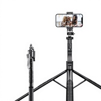 Nouveau trépied ultra-mini portable L16 pour selfie, support de sol à quatre pieds, gadget de photographie pour téléphone avec télécommande