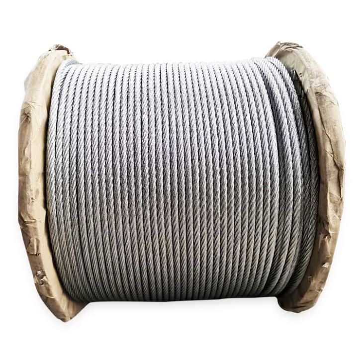 China Flexible Metallic 1.0mm 36mm 38mm Non Rotating Railing System Wire Rope 36*6