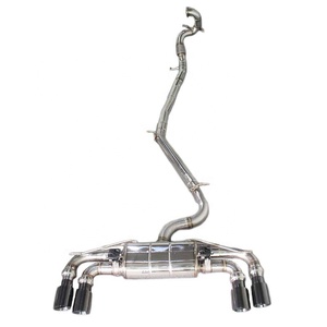 Для Vw <span class=keywords><strong>Golf</strong></span> Mk7 7r/7.5r 2,0 t 2012-2019 Ss304 система выхлопной трубы с выпускным глушителем Valvetroinc - Product Image 2