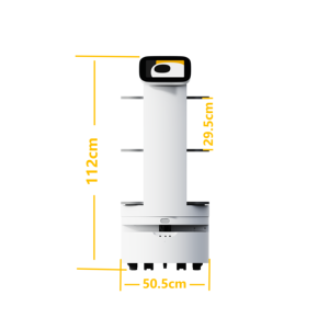 Robot Intelligente con Intelligenza Artificiale / Robot per Consegna Cibo / Robot Simile all'Umano con Ricarica Automatica Controllato da App - Product Image 4