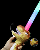 HY marque dessin animé coloré Led clignotant dinosaure bâton éclairer jouet avec son pour la décoration de fête