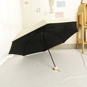 <span class=keywords><strong>Parapluie</strong></span> <span class=keywords><strong>Pliant</strong></span> Artistique pour <span class=keywords><strong>Femme</strong></span>, Protection UV, Style Coréen Frais, Double Usage Pluie et Soleil - Product Image 4