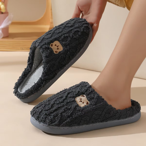 Logo Fruit Indoor Home for <b>Slippers</b> New Design With Comfortable Fluffy Plush for Spring Indoor Soft Winter Favorable Discount - Product Image 4