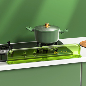 DD929 Estante de Almacenamiento Transparente para Cocina, Bloque Retenedor de Agua, Protector Telescópico Antisalpicaduras para Fregadero, Cesta para Fregadero, Protector de Salpicaduras - Product Image 4