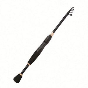 Caña de Pescar Telescópica de Fibra de Vidrio y Carbono, Resistente, para Pesca en Lagos, Ríos y Arroyos, Acción Media, Agua Dulce, Pescado Bass - Product Image 4