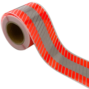 Película de transferencia reflectante segmentada FR de 5cm personalizada, ropa de seguridad ignífuga con prensa de calor reflectante - Product Image 1