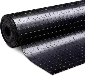 Industrial Colorful Outdoor Garage Gym Car Flooring Low Odor Garage Anti-Slip Rubber Flooring PVC Floor Mat Roll