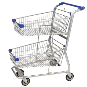 金属製ショッピングトロリー大型カスタムスーパーマーケット - Product Image 5