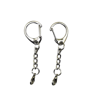 Llavero Haokea de aleación de zinc con forma de D pequeña 302, llavero de acero inoxidable con forma de D para llaves de coche - Product Image 2