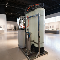 FRP-Multimediafilter mit Pumpe für korrosive oder Wasserquellen mit hohem TDS-Wert, Umkehrosmose, 500 l/Stunde, 220 V/380 V