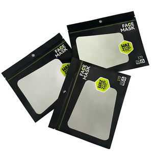 Sacs d'emballage cosmétique personnalisé crème pour le visage échantillon vide Sachet sachets zip-lock feuille d'aluminium métallisé masque facial sac sous vide - Product Image 1