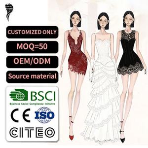 Fabricantes Personalizados de Ropa de Marca de Lujo para Mujer, Vestidos de Alta Calidad, Fábrica de Ropa, MOQ Bajo, OEM, ODM, Moda Femenina - Product Image 1