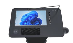 21.5 "Touch Screen digitale podio leggio Audio elettrico di sollevamento del Computer altoparlante amplificatore attrezzature didattiche - Product Image 5