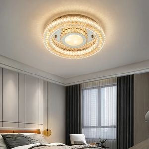 Haute qualité Smart Voice APP Control Luxe Cristal Plafonnier Moderne Maison Lumière Lampe LED Plafonnier - Product Image 4