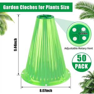 Couverture transparente pour semis en PET, protection des plantes contre le gel, serre portable pour la culture en jardin, dôme de culture - Product Image 3