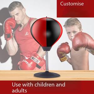 Sac de frappe de bureau en PU, sac de <span class=keywords><strong>boxe</strong></span> gonflable, balles de vitesse, anti-stress avec ventouse pour bureau, table et comptoirs – Offre Spéciale - Product Image 2