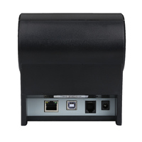 Imprimante thermique de reçus HSPOS K58CU 58 mm avec coupe-papier automatique USB ESC/POS, tiroir-caisse compatible Win 7 8 10 Linux pour caisse enregistreuse de point de vente et commerce de détail
